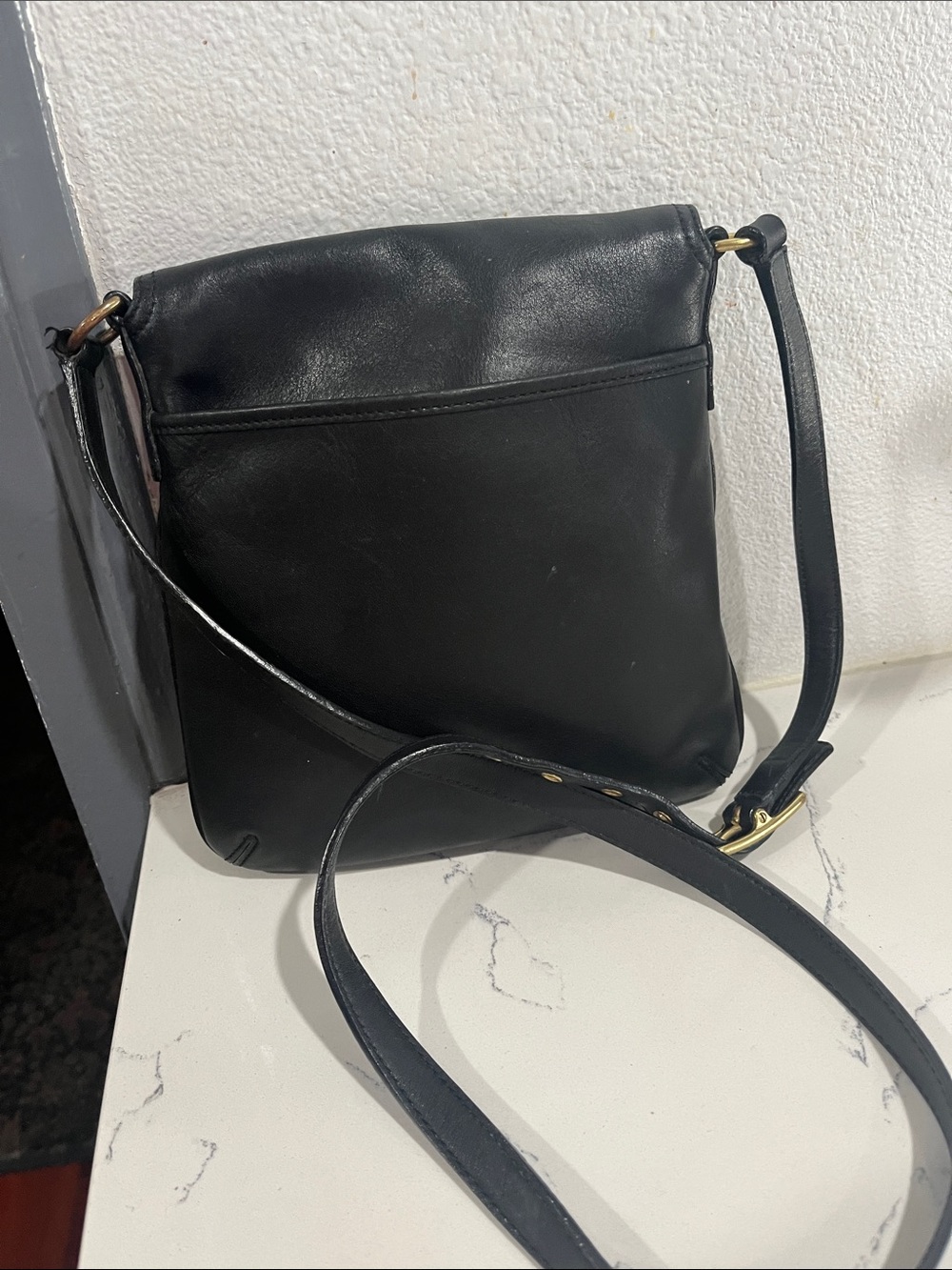 Coach Classic legacy slim Black Leather Crossbody Shoulder - Picture 5 of 5